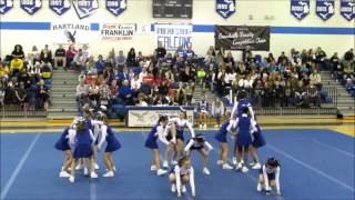 Reuther Middle School Cheer 7th Grade Round 3 1182014 [upl. by Baudin]