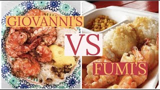 Giovannis Shrimp Truck VS Fumis Kahuku Shrimp BATTLE OF THE SHRIMP  Oahu Hawaii [upl. by Tillio510]