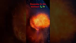 Doomsday for the dinosaurs 🦖🦕Dinosaur ExtinctionAsteroid ImpactEarth HistoryScience [upl. by Pachton]