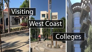 VISIT WEST COAST COLLEGES WITH ME  USC Pomona amp MORE [upl. by Nnewg286]