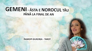 GEMENI Norocul tău la finalul de 2024  Tarot  Îngropi Durerea  Zodii de AER  Horoscop [upl. by Marie]