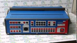 Omicron  CMC256 Plus Relay Test Kit Repaired at Synchronics [upl. by Aremahs200]