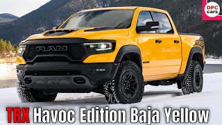 2023 Ram 1500 TRX Havoc Edition Baja Yellow Exterior Color [upl. by Enyrb336]