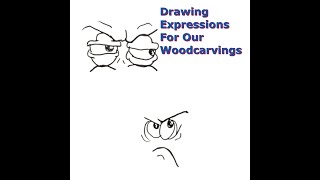 Wood CarvingHow to Draw Expressions On Your Wood Spirits Part 1 [upl. by Aniuqal385]