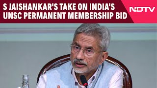 UNSC  EAM S Jaishankars Take On Indias UNSC Permanent Membership Bid [upl. by Maridel]