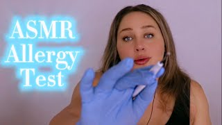 ASMR  Allergy Test Medical Role Play 🤧 [upl. by Stoll]