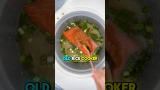 FIRST cooking video  lazy rice cooker miso salmon rice recipe Doesn’t get easier than this [upl. by Markiv]