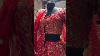 Rad lehenga designs Amar shop har prakar ke lehenge uplabdh hai 1million wedding viralvideo vr [upl. by Jehius]