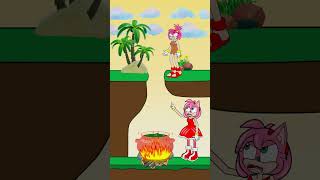 Sonic Punishes Greedy Amy With A Flood Funny Animation shorts Animation story [upl. by Anev]