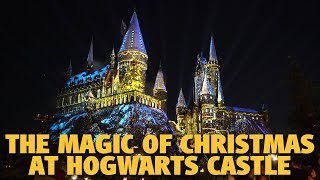 The Magic of Christmas at Hogwarts Castle  Universal Studios Hollywood [upl. by Ahsii709]