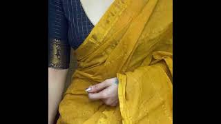 best sarees collection saree jacket designs  saree colours matching [upl. by Leirbaj474]