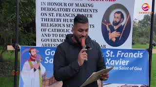 Goans in UK Demand Arrest of Subhash Velingkar Over Insult to St Francis Xavier [upl. by Lenny808]