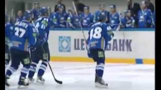 KHL 201011 Barys 50 Spartak [upl. by Saffier]