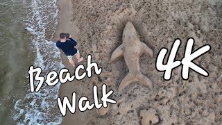 Mini 4 Pro Beach Walk in 4K [upl. by Ellennad]