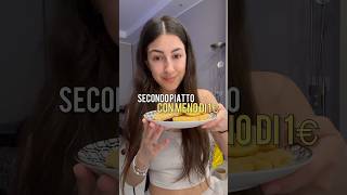 Secondo piatto con meno di 1€ Ricetta da provare👀 risparmiare risparmio food [upl. by Peg85]