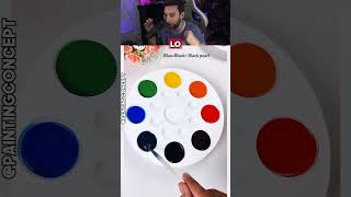 ASÍ SE CREAN LOS COLORES paintingconcept shorts reaccion viral [upl. by Airol]