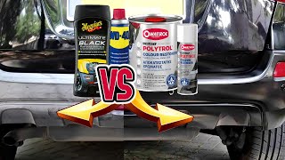 Rénovateur plastique Polytrol VS Meguiars vs WD40 [upl. by Arutek]