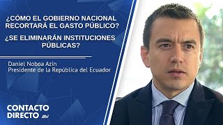 Entrevista Daniel Noboa Azín Presidente de la República del Ecuador  Contacto Directo  Ecuavisa [upl. by Bern]