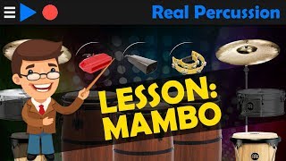 Real Percussion  Lesson Mambo [upl. by Aynos507]