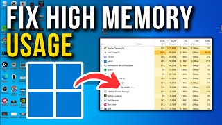 How To Fix High Memory Usage On Windows 1011 2024  Reduce RAM Utilization [upl. by Lunseth]