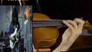 Paganini 5th Caprice  Violin vs Guitar  Jason Becker [upl. by Enilrac]