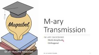 75 Mary Multi amplitude and orthogonal signalling [upl. by Nickerson272]