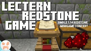 EASY Redstone LECTERN Game IDEA [upl. by Agretha174]