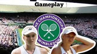 E Rybakina vs C Wozniacki Wimbledon 24 Round 3  AO Tennis 2 Gameplay aotennis2 AO2 [upl. by Ayin]