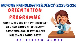 ORIENTATION PROGRAMME II MDDNB PATHOLOGY II FIRST YEAR SPECIAL II SIMPLY PATHOLOGY DrJIBRANAHMED [upl. by Notpmah27]