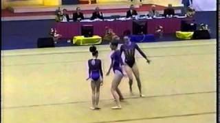 USA Sports Acrobatics Womens Group 2001 Balance Rose Lachman Holli Morris Samantha Schabow [upl. by Htrag]