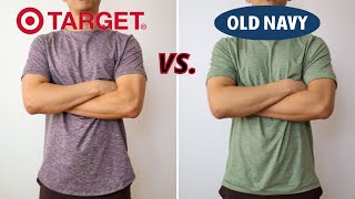 Which 18 Activewear Shirt Is Better Target All in Motion vs Old Navy [upl. by Lluj]