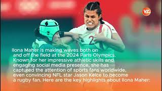 Who is Ilona Maher Meet Team USA womens rugby star going viral at 2024 Paris Olympics [upl. by Lartnom]