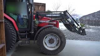 1999 Massey Ferguson 6265 m Trima frontlaster [upl. by Nerreg]