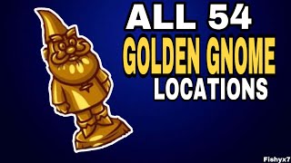 ALL 54 GOLDEN GNOME LOCATIONS Plants Vs Zombies Garden Warfare 2 Fast Coins [upl. by Annovad946]