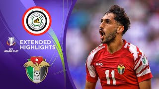 Iraq vs Jordan Extended Highlights  AFC Asian Cup  CBS Sports Golazo [upl. by Acinnor]