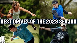 The BEST Disc Golf Drives of 2023  Disc Golf Pro Tour Highlights [upl. by Yetty]