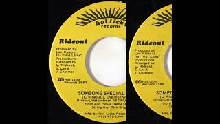 RIDEOUT 1980  Someone SpecialLabel Hot Licks Records Vinyle 7quot 45 RPM [upl. by Rafaelle]