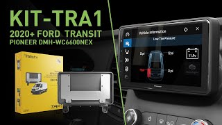 iDatalink Maestro TRA1  Installation tutorial for Ford Transit  Modular Radio Replacement [upl. by Tavish]