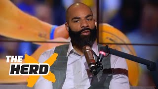 Carlos Boozer on CurryDurant going into 2017 Finals 18yearold LeBron  THE HERD FULL INTERVIEW [upl. by Eciruam]