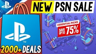 GIGANTIC NEW PSN SALE LIVE NOW PSN ESSENTIAL PICKS Sale 2000 Deals NEW PlayStation Deals 2024 [upl. by Deedee364]