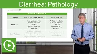 Diarrhea Pathology Types amp Causes – Pediatric Gastroenterology  Lecturio [upl. by Juan]