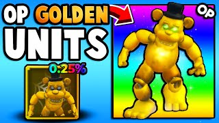 I Got 025 OP GOLDEN FREDDY BEST UNIT Horror TD [upl. by Jenine]