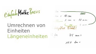 44 Umrechnen von Einheiten  Längeneinheiten umwandeln [upl. by Anella709]