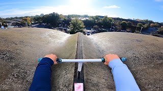 Scootering on Top of a Wet Building 🇬🇧 [upl. by Dadivitan863]