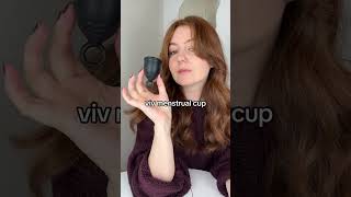 Viv Menstrual Cup vs Tampon  Which holds more [upl. by Anauqal221]