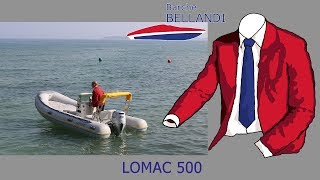 LOMAC 500 gommone usato test in acqua [upl. by Manella899]