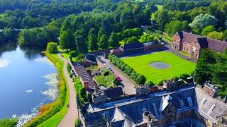 Drone footage of Arbury Hall in Nuneaton [upl. by Frank]