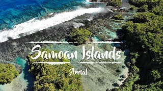 Samoan Islands  Aerial [upl. by Gurias]