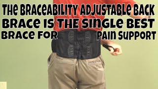 The BraceAbility Adjustable Back Brace is THE Single Best Brace for Pain Support [upl. by Tonina]