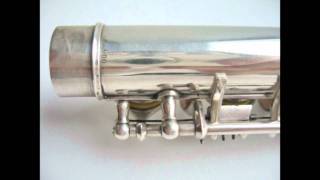 MORITZ MAX MONNIG FLUTE G open reverse thumb keys [upl. by Pate]